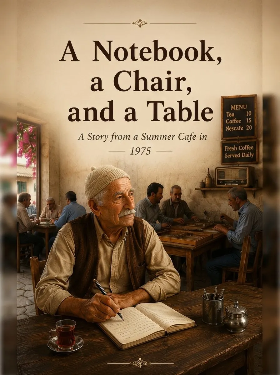 A Notebook, a Chair, and a Table A Summer Café Story – “It’s on Us” – 1975