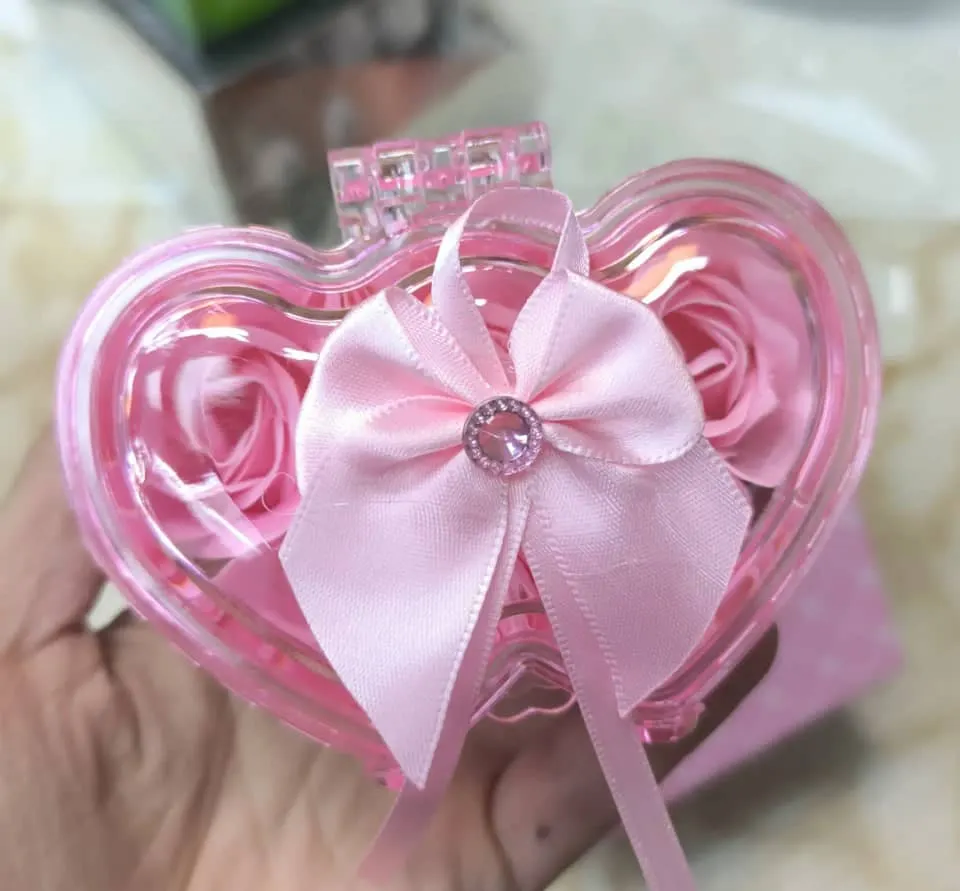 🌸 قلب الورد الجوري الزهري 🌸