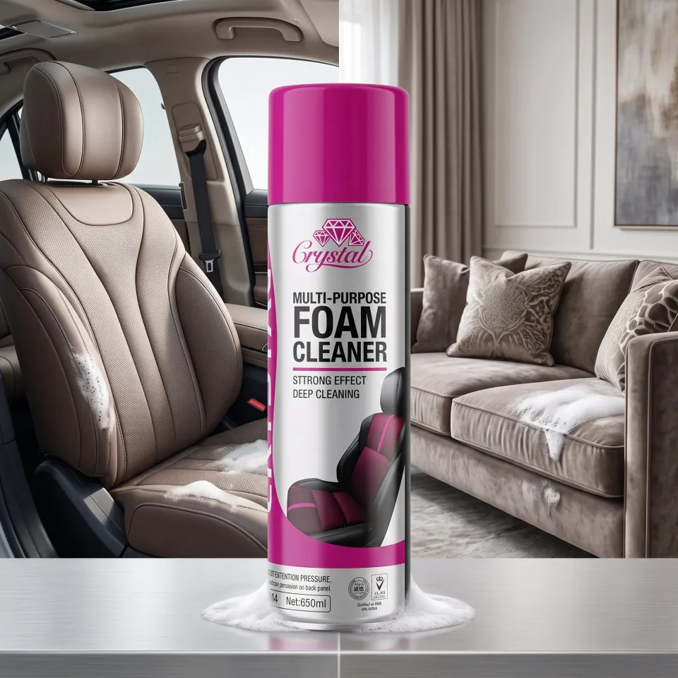 بخاخ منظف الفوم متعدد الاستخدامات كريستال (Crystal Multi-Purpose Foam Cleaner) - 650 مل