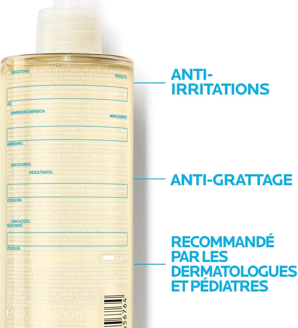 La Roche-Posay Lipikar Huile Lavante Cleansing Oil 400ml