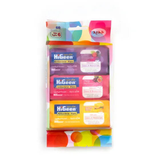 عبوة صغيرة 10 مناديل (6 عبوات صغيرة)