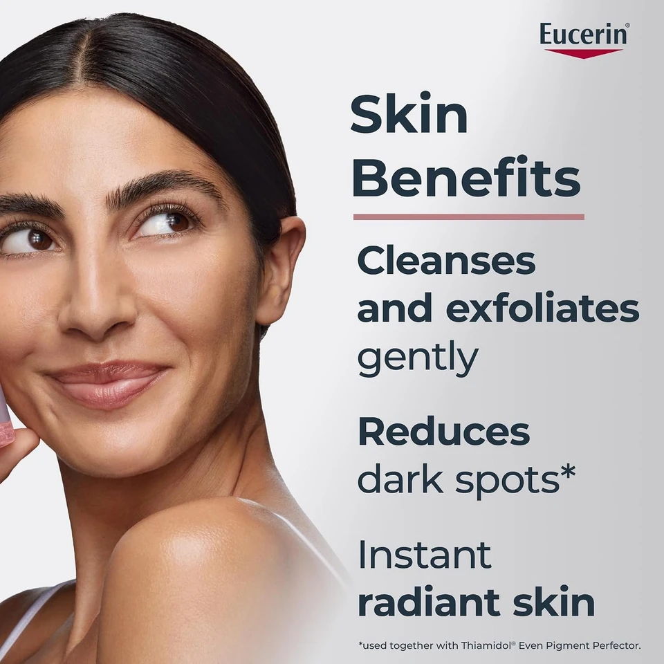 Eucerin  Pigment  Cleansing Gel, with 2% Exfoliating AHA Complex,  for All Skin Types, 200ml