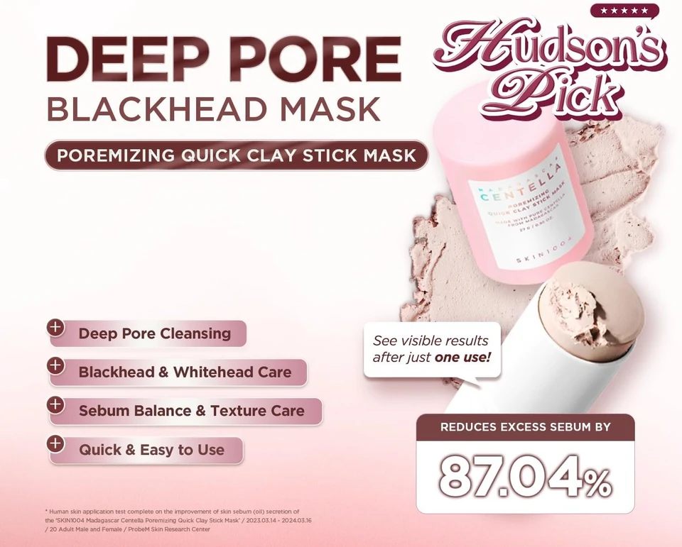 SKIN1004 Madagascar Centella Poremizing Quick Clay Stick Mask 27g