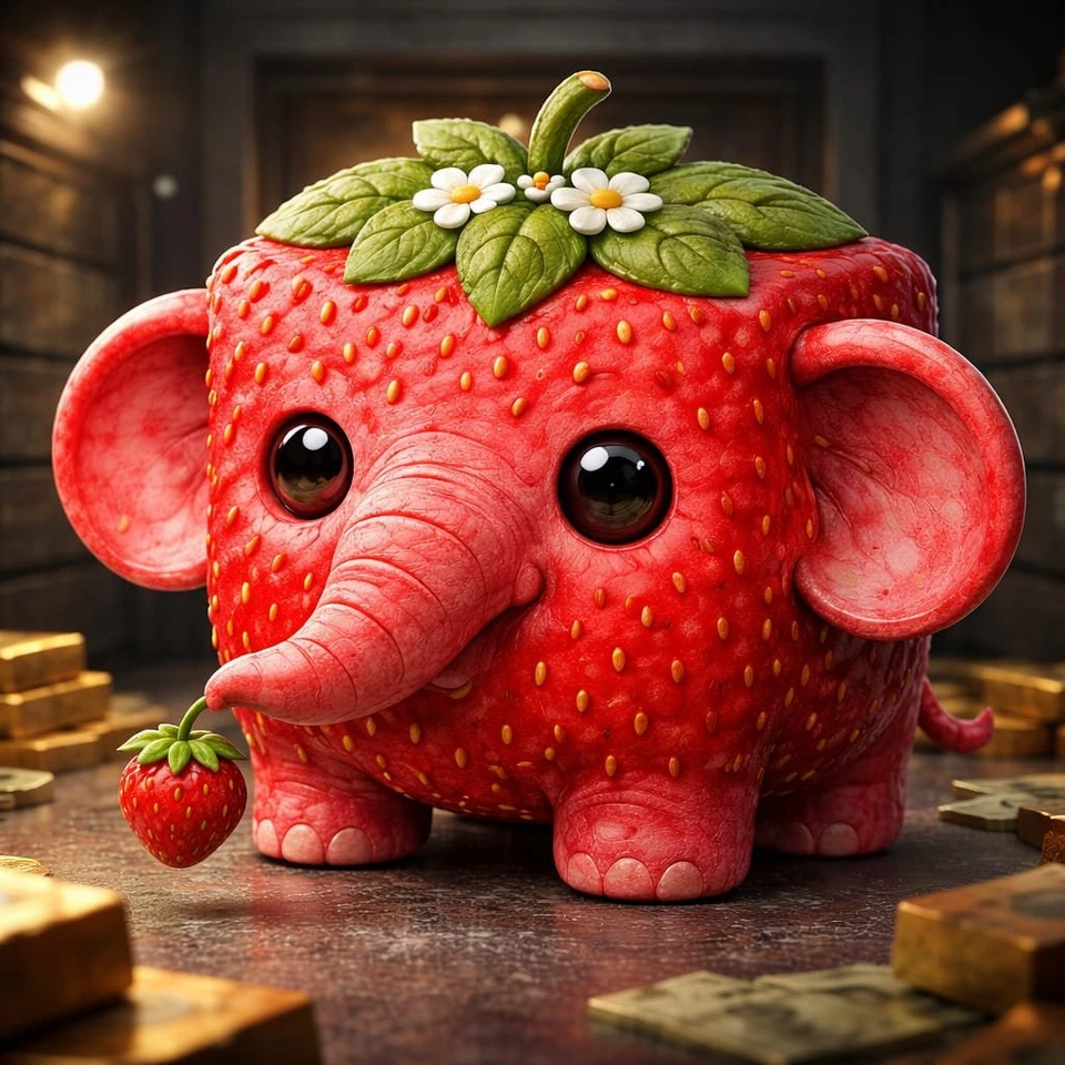 strawberry elephant