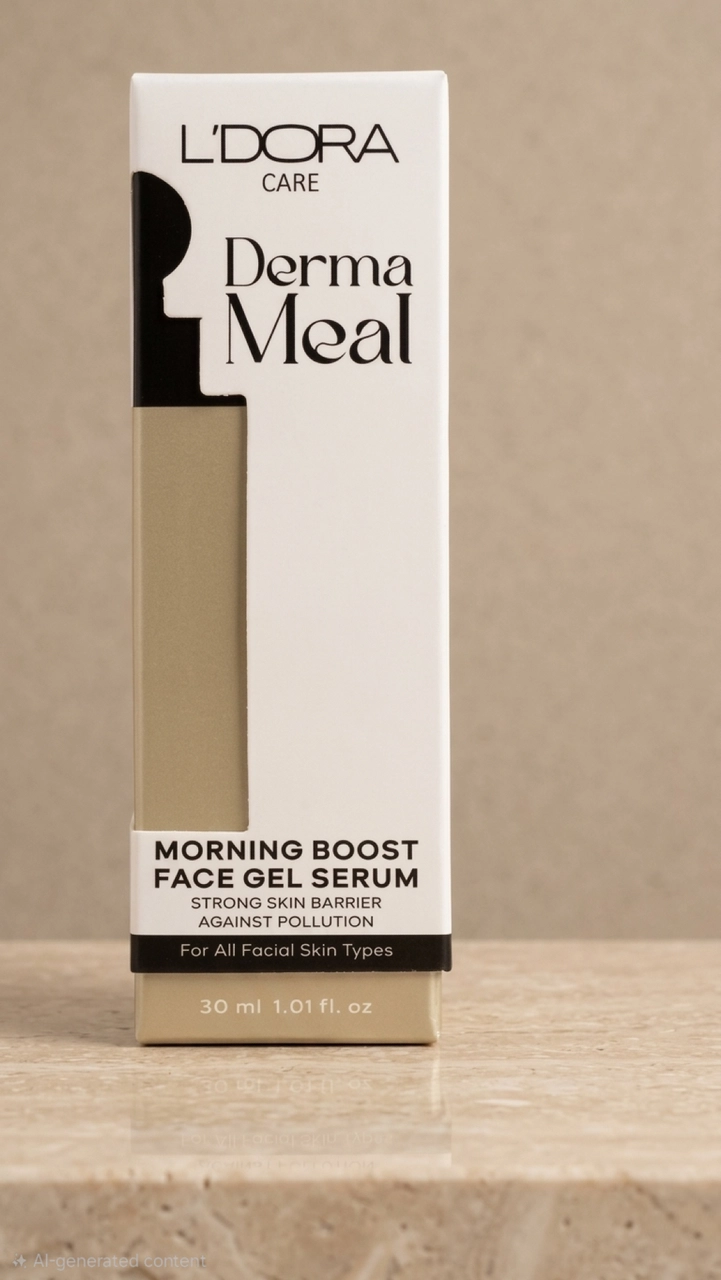 سيروم جل الصباح من لدورا لتقوية بشرة الوجه- L’DORA derma  Meal Morning Boost Face Gel Serum