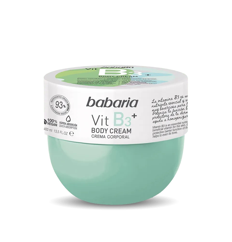 باباريا كريم الجسم فيتامين ب3 400 مل