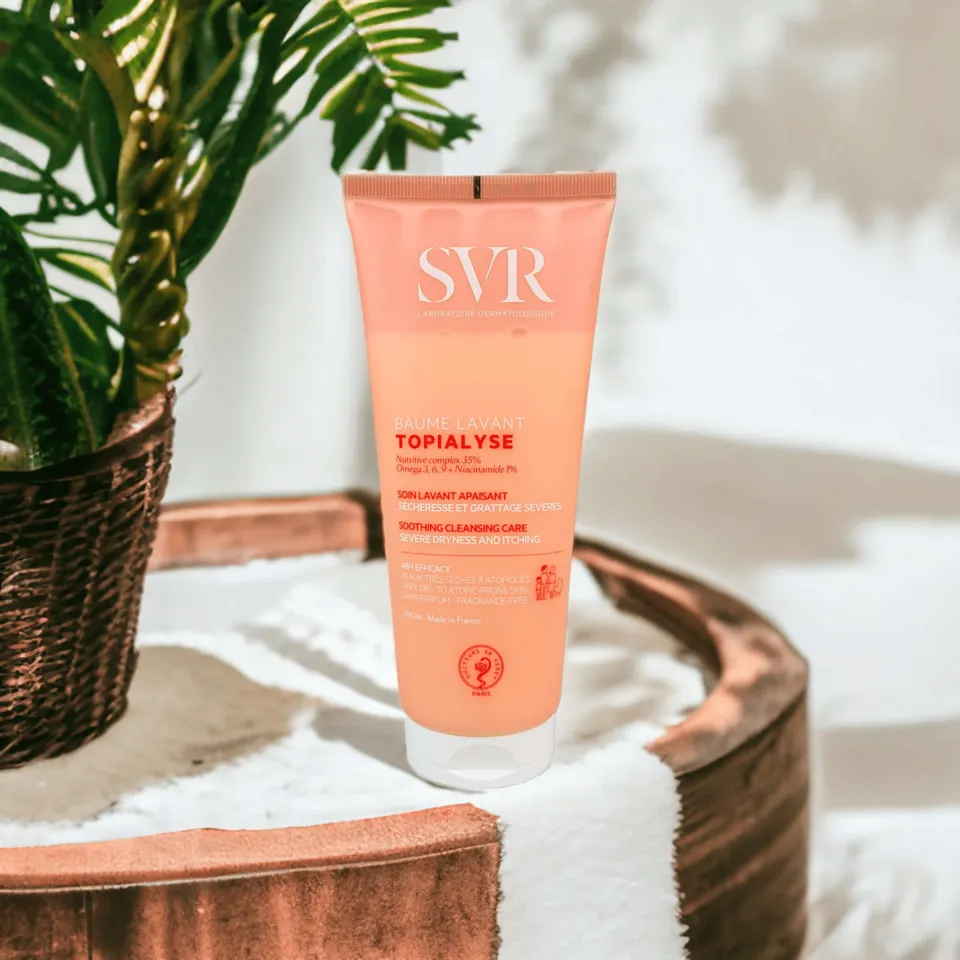 بلسم تنظيف للوجه والجسم من ماركة SVR