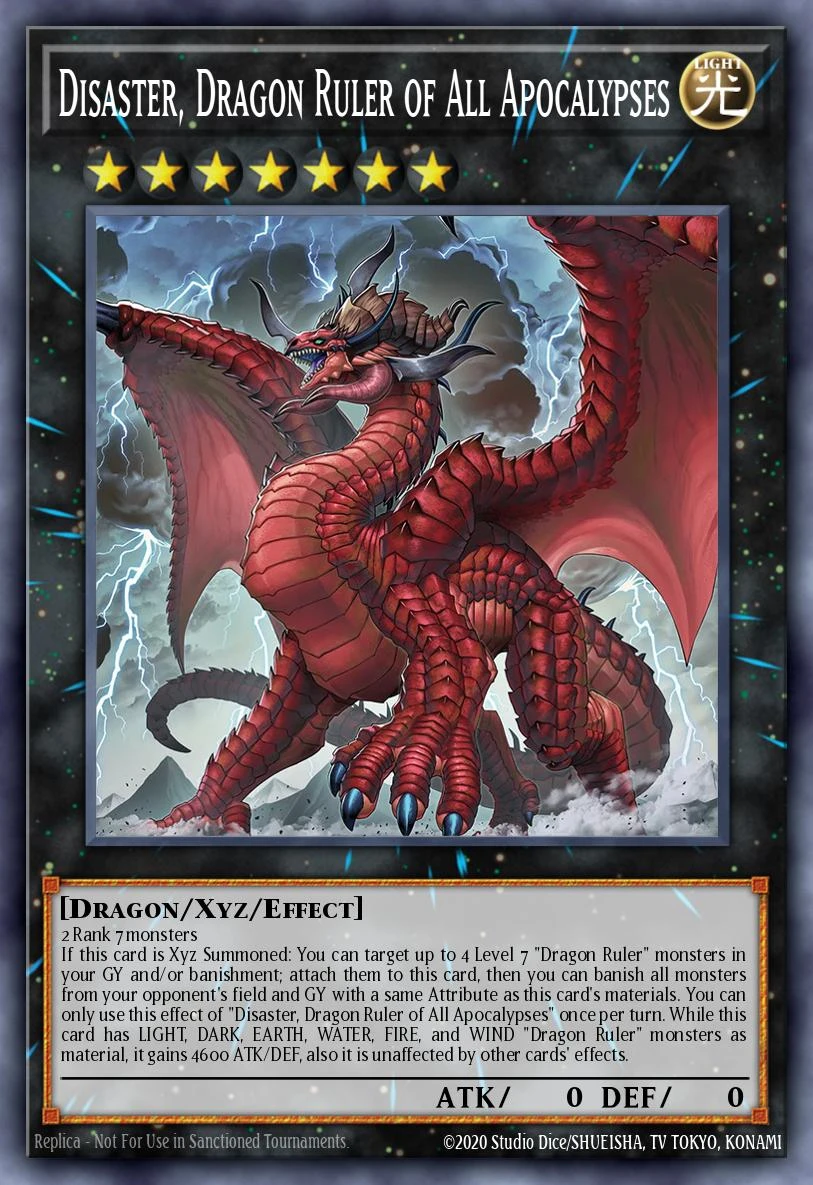 Disaster, Dragon Ruler of All Apocalypses - ALIN-EN049 - Ultra Rare - 1st Edition