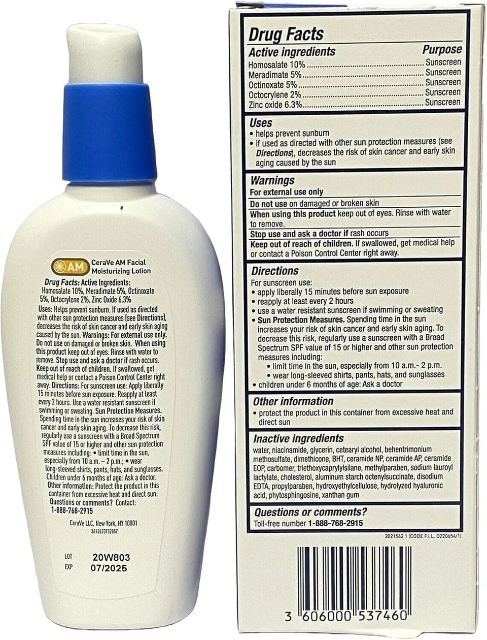 CeraVe AM Facial Moisturizing lotion 89ml