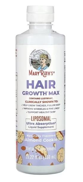 MaryRuth's, Hair Growth Max Liposomal, Almond Cookie 450 ML