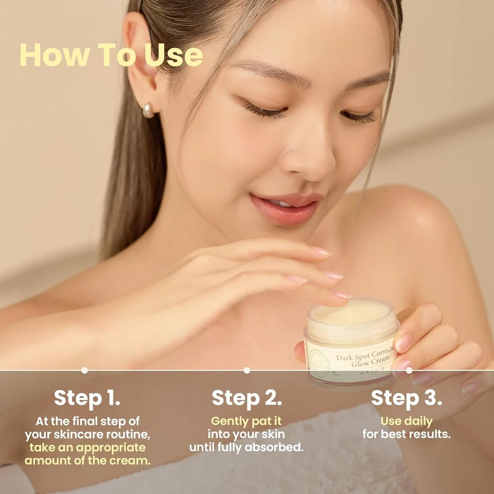 AXIS‑Y Dark Spot Correcting Glow Cream 50ml with 2% Alpha‑Arbutin, 5% Niacinamide & Ceramide NP – Brightening, Hydrating, Barrier‑Strengthening Gel‑to‑Water Moisturizer for Even, Radiant Skin