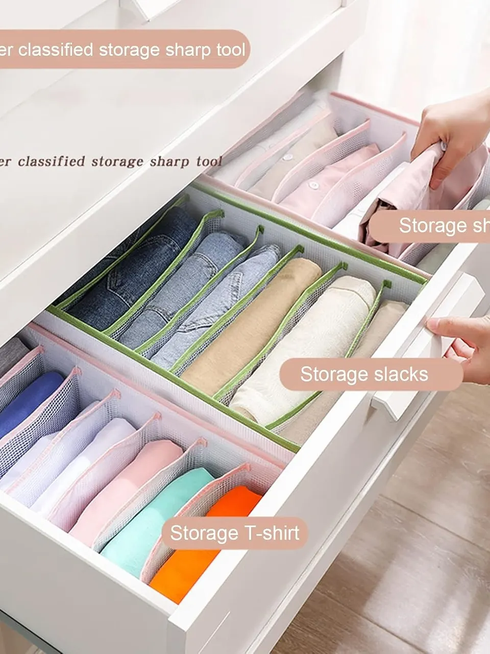   منظم أدراج قابل للطي