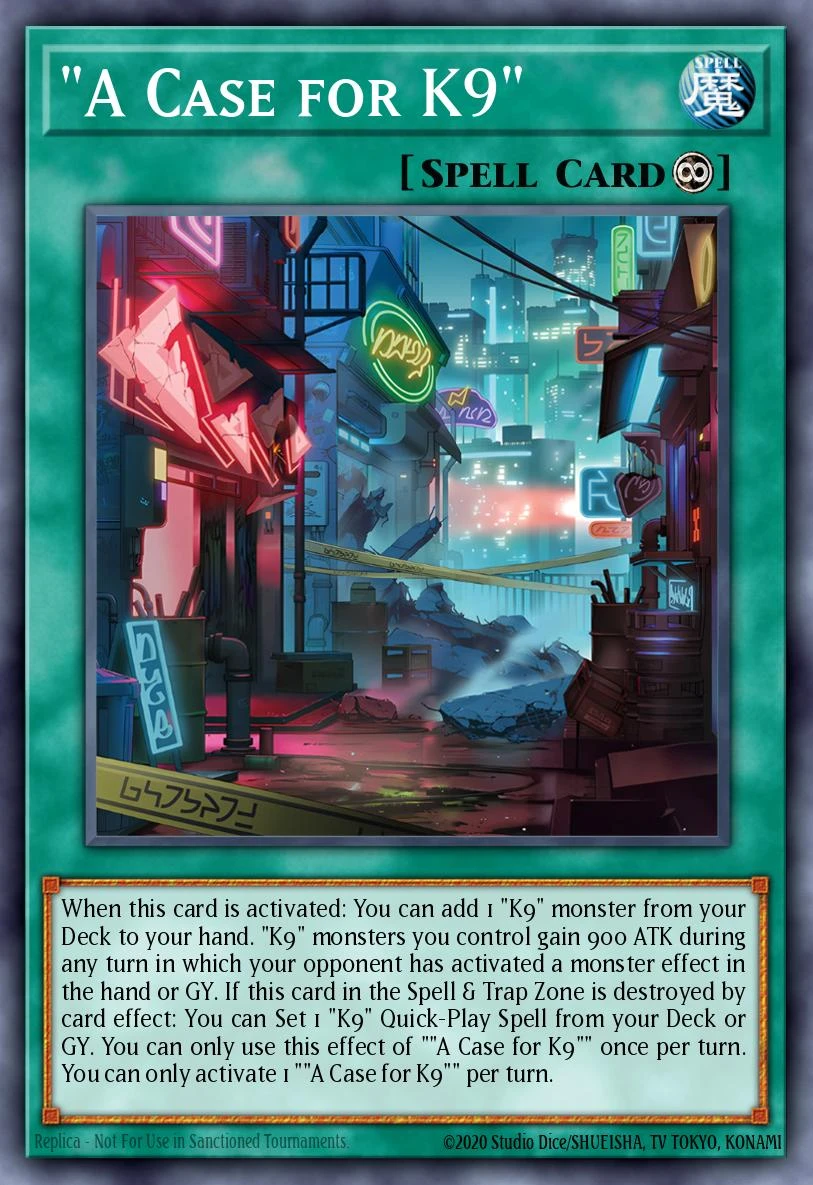 "A Case for K9" - 26LP-EN011 - Secret Rare - 1st Edition