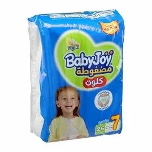 كلوت بيبي جوي رقم 7 ( +18 كجم ) 26 قطعة