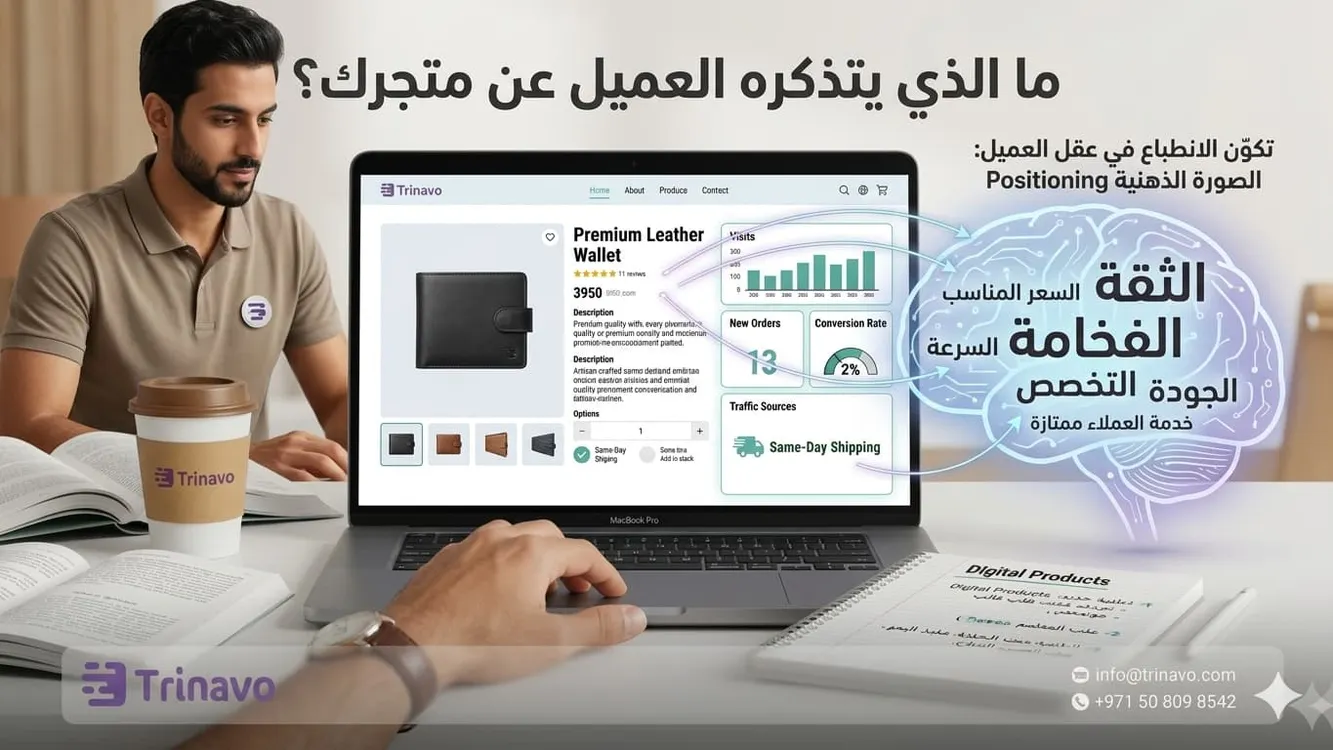 مفهوم الصورة الذهنية  Positioning : كيف تبني مكاناً واضحاً لمتجرك في ذهن العميل؟