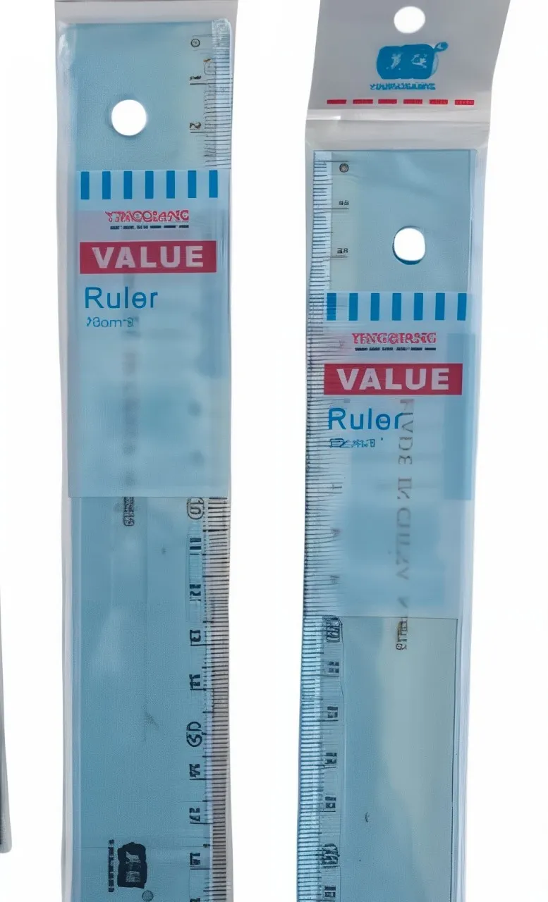 مسطرة بلاستيك شفاف 20 سم 