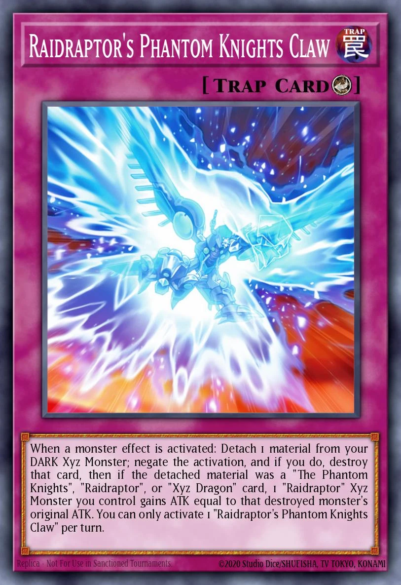 Raidraptor's Phantom Knights Claw - PHRA-EN069 - Super Rare - 1st Edition
