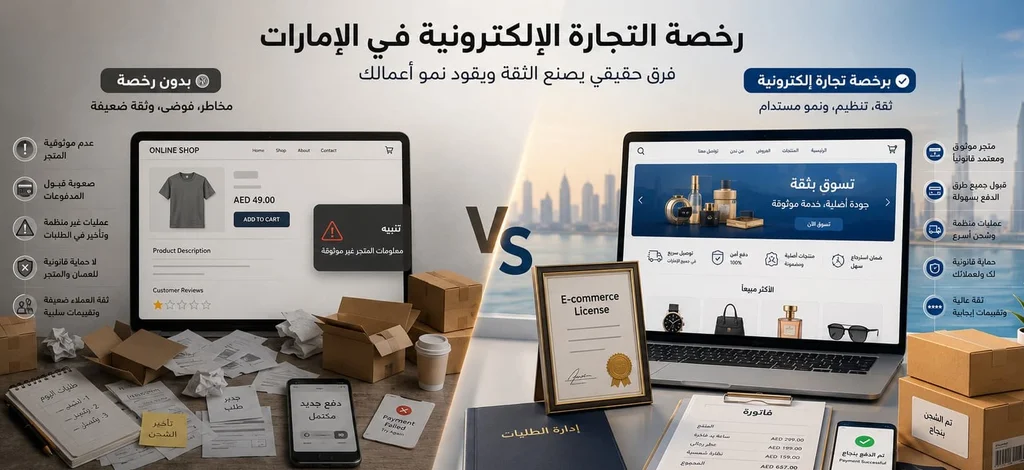 The difference between an e-trader license and a traditional commercial license
