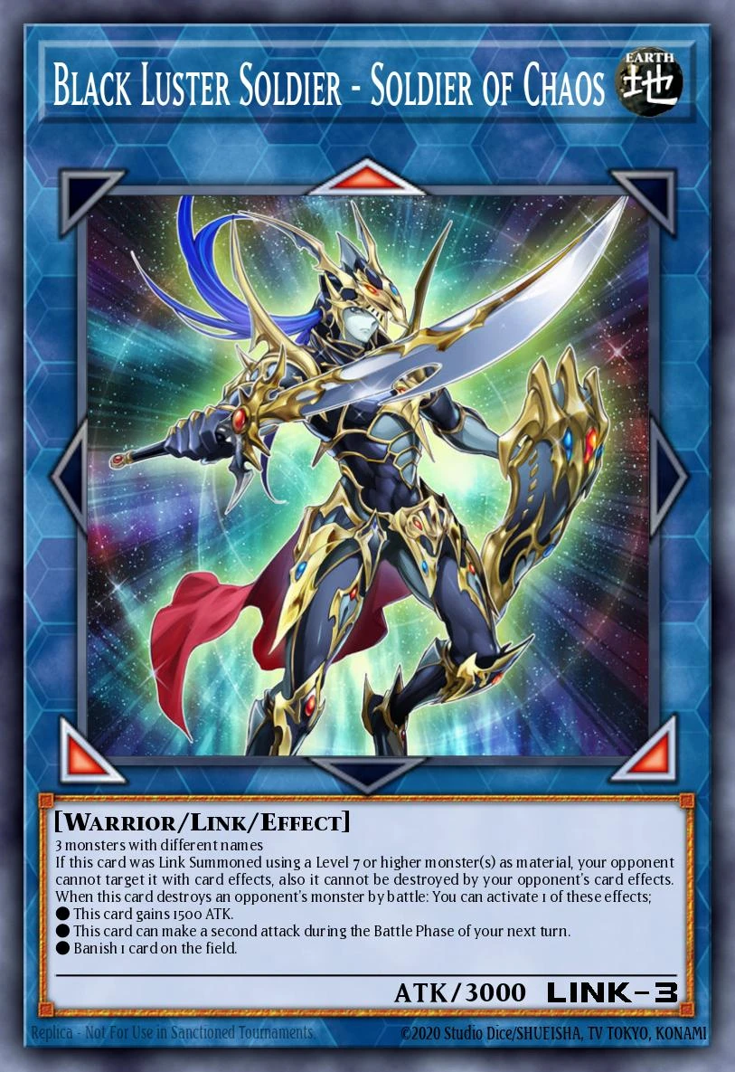 Black Luster Soldier - Soldier of Chaos - GFTP-EN132 - Ghost Rare - 1st Edition
