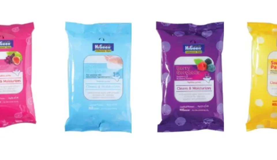 هاي جين المناديل المبللة