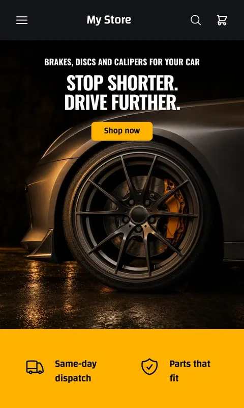 Mihwar - Cars & Parts store template