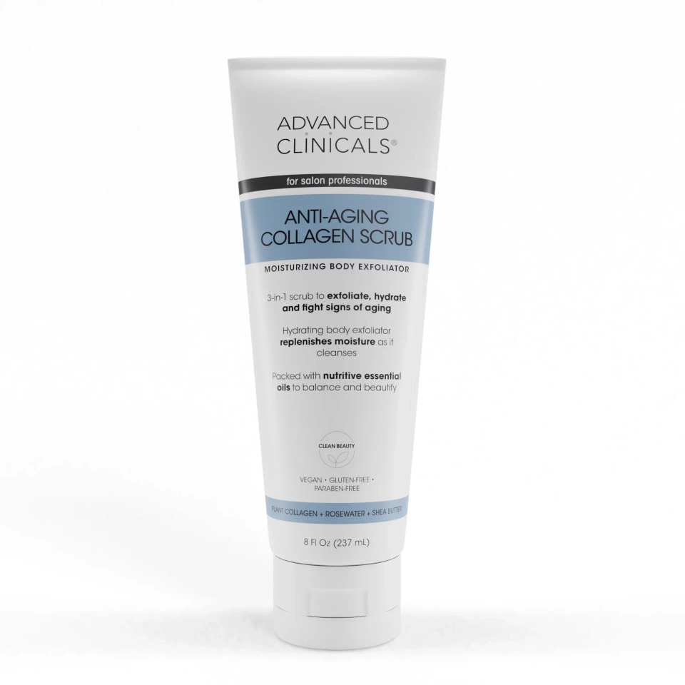 Advanced Clinicals Anti-Aging Collagen Scrub 237ml