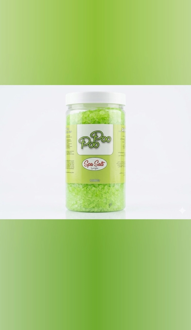ملح سبا بو بو سبا سولت أخضر من بو بوPoo Poo Spa Salt – Poo Poo