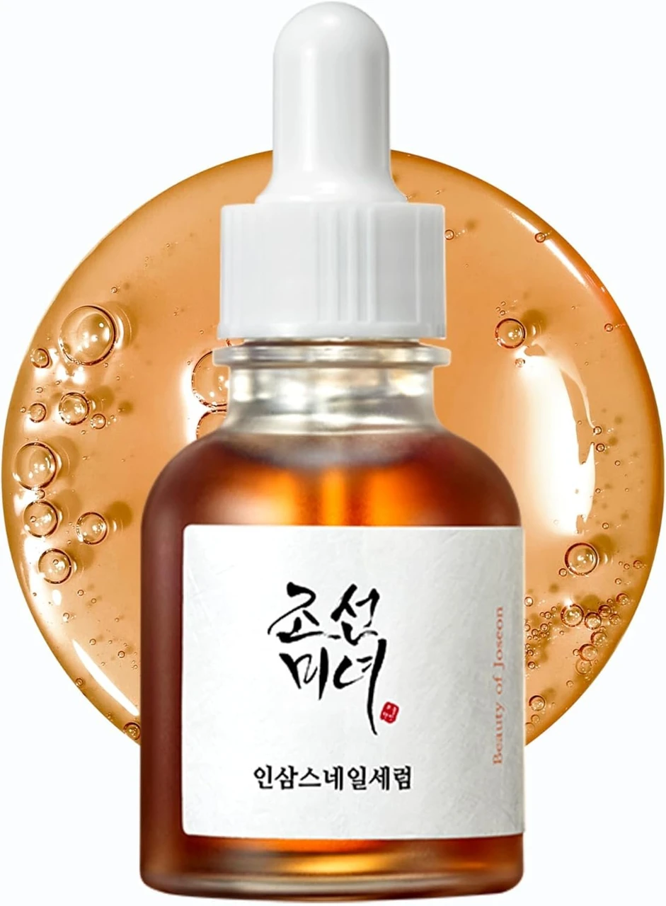 Beauty of Joseon Revive Serum Snail Mucin Ginseng Hydrating Face Moisturizer for Wrinkles Acne Scars Dull Skin Elasticity Snail Mucin Peptide Korean Skincare for Men and Women, 30ml