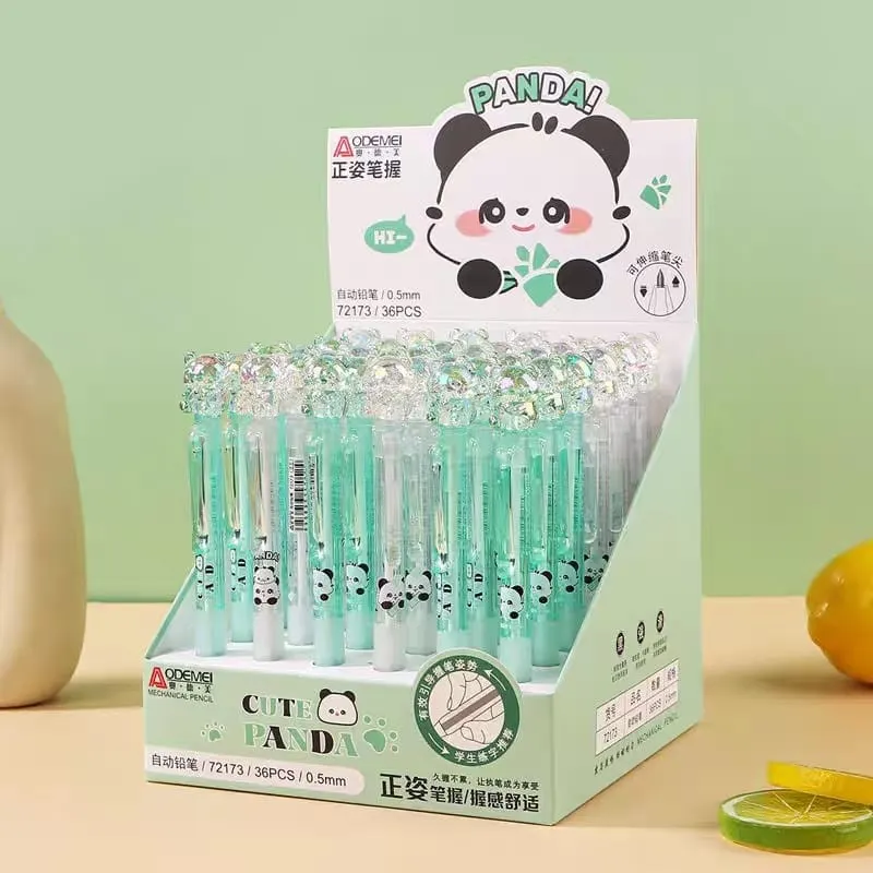 أقلام رصاص ميكانيكية على شكل باندا لطيف