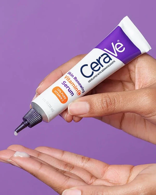 CeraVe Vitamin C Serum With Hyaluronic Acid Skin Brightening Serum For Face With 10 Pure Vitamin C Fragrance Free 30ml
