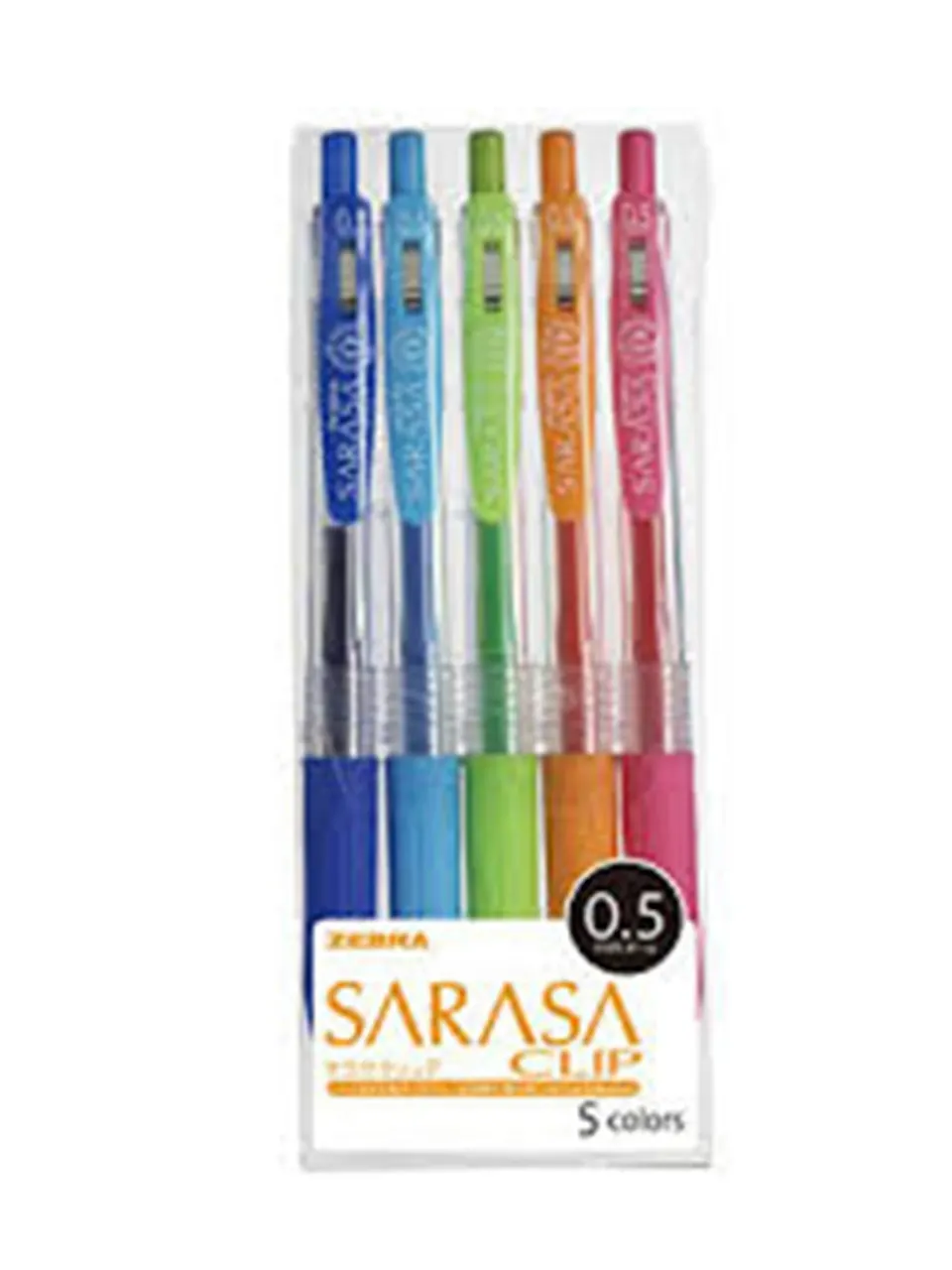 سارسا اقلام 0.5 مل - 5 قلم/لون