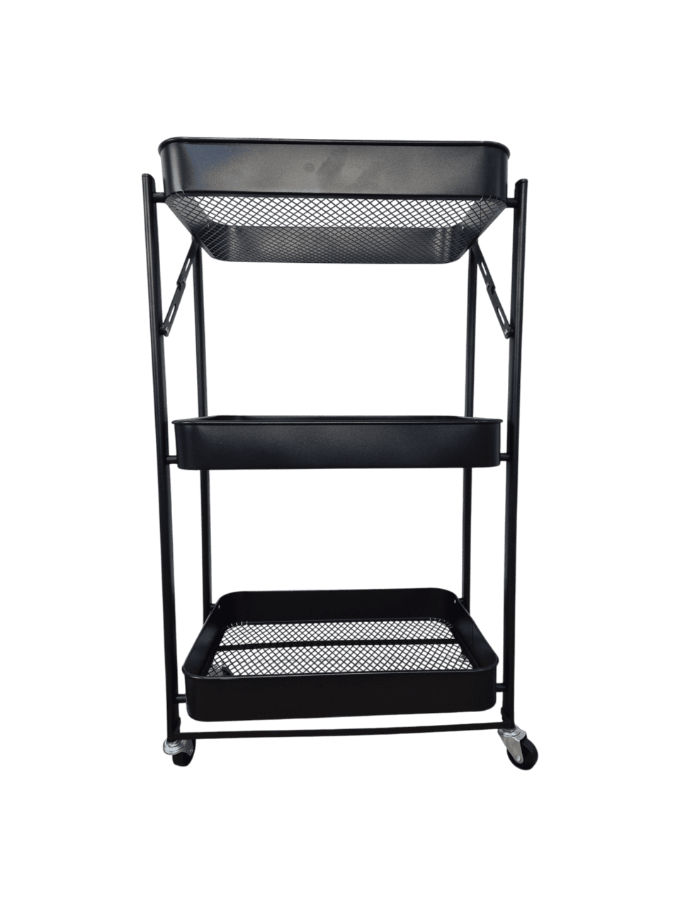 سلة مطبخ متحركة بثلاث طبقات