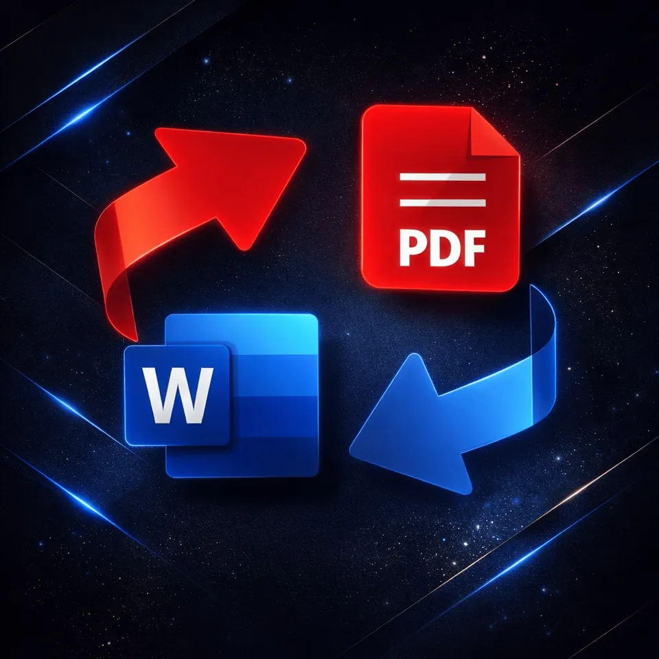 خدمة تحويل ملف WORD الى PDF  والعكس كذالك 
