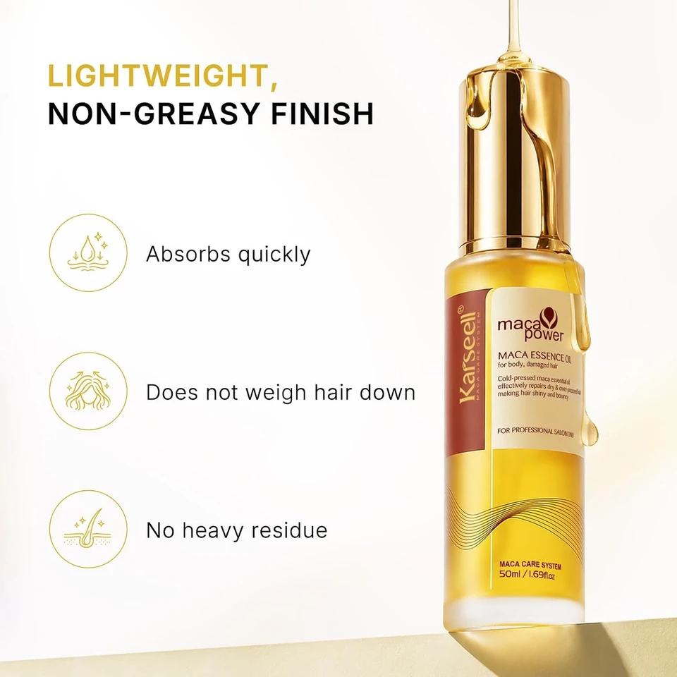Karseell Hair Oil 50ml | Argan Oil with Botanical Extracts, Coconut Scent