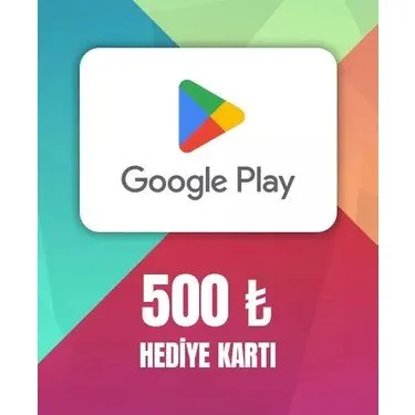 بطاقة غوغل بلاي 500 ليرة تركية