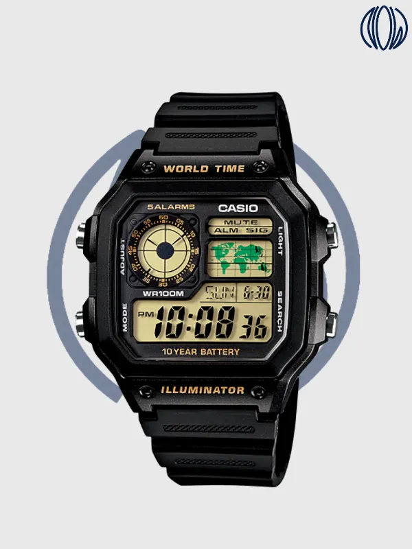 ساعة Casio AE-1200WH-1BVDF 