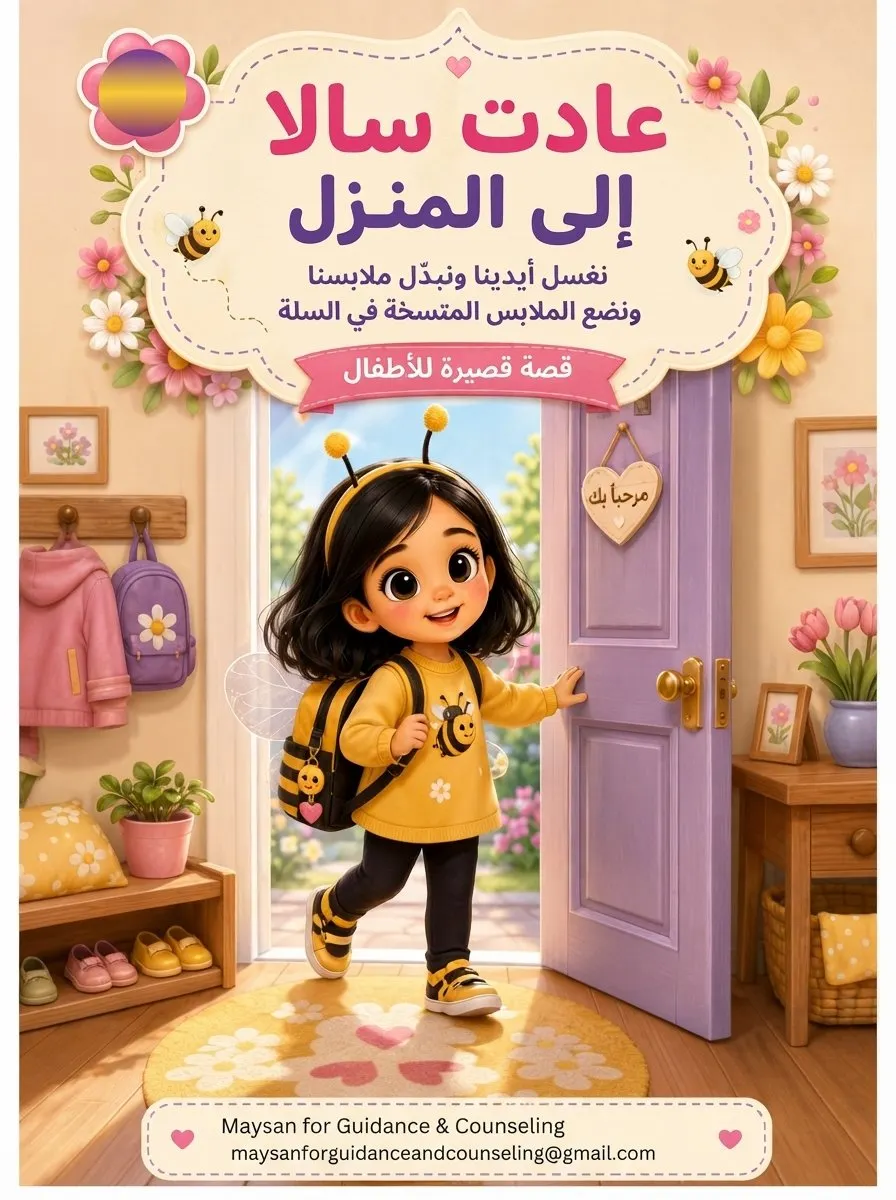 📚 الكتاب الاول :عادت سالا الى المنزل من سلسلة عادات سالا اليومية 