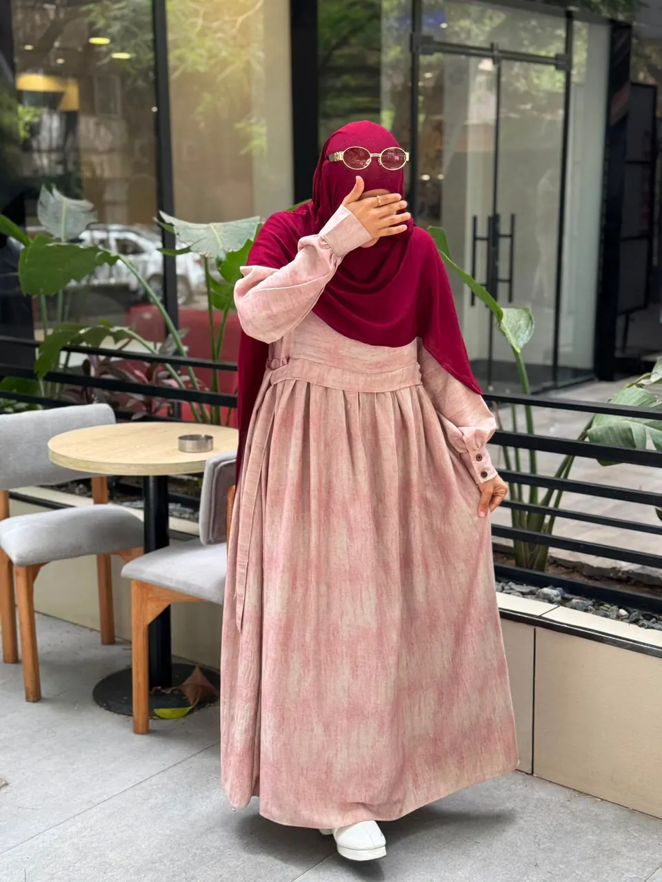 فستان ورد 🌸