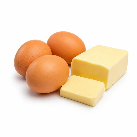 البيض والزبدة