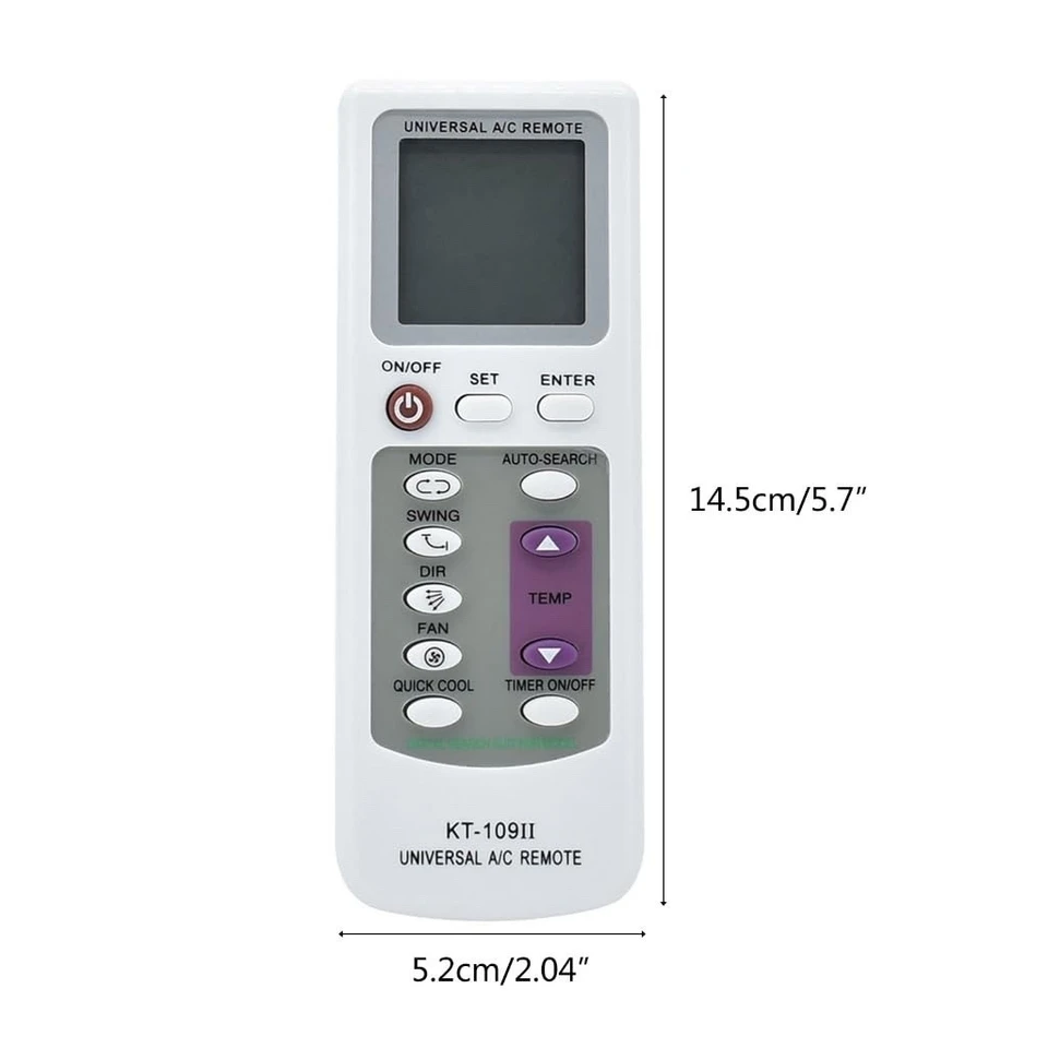 KT-109 Air Conditioner Remote Control