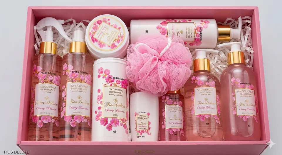 باقة منتجات العروس cherry blossom