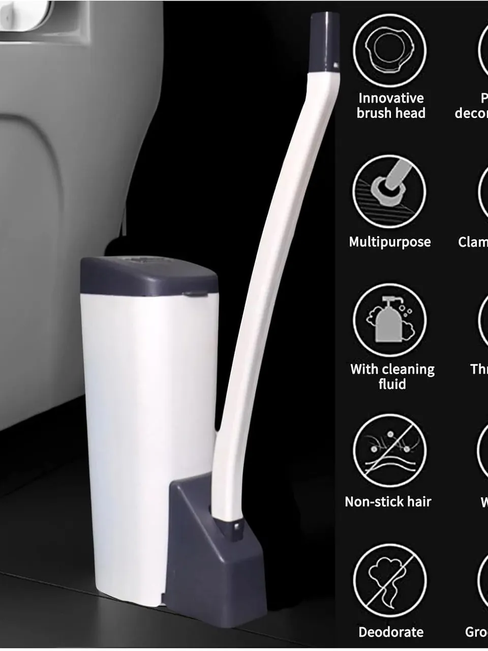 مجموعة تنظيف المراحيض من ويلناكس، 10 فرش لإعادة التعبئة