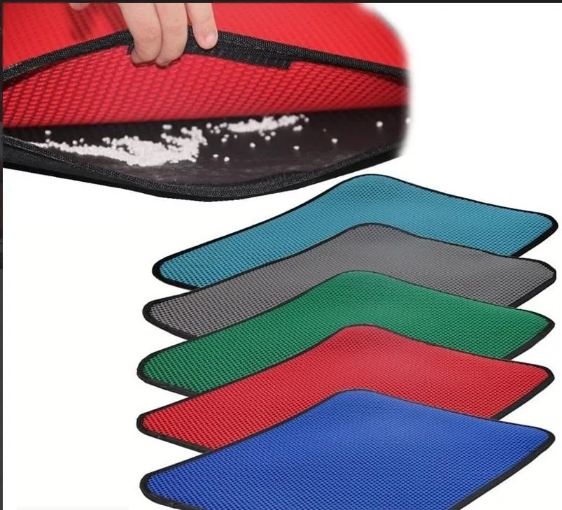 ممسحة منخلة بلاستيكية - توضع أمام تواليت القطط 