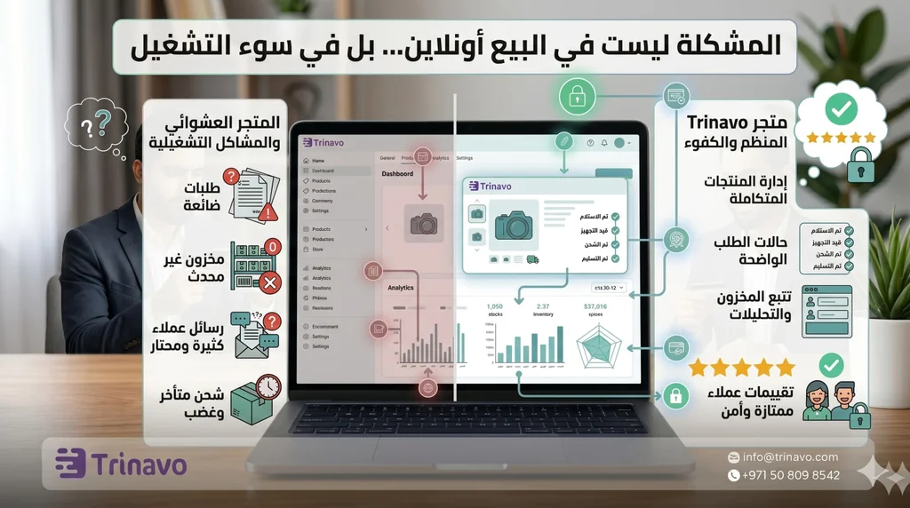 سلبيات شائعة في التجارة الإلكترونية وكيف تقلل أثرها
