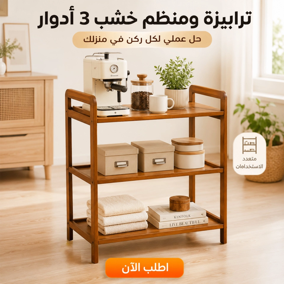 ترابيزه و منظم خشب 3 ادوار