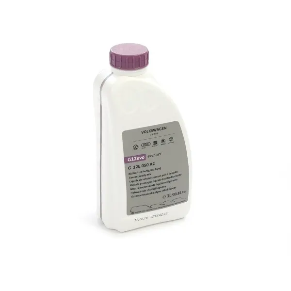 Original G12evo Coolant Fluid Ready-Mix VW Audi Skoda Seat 1L Bottle