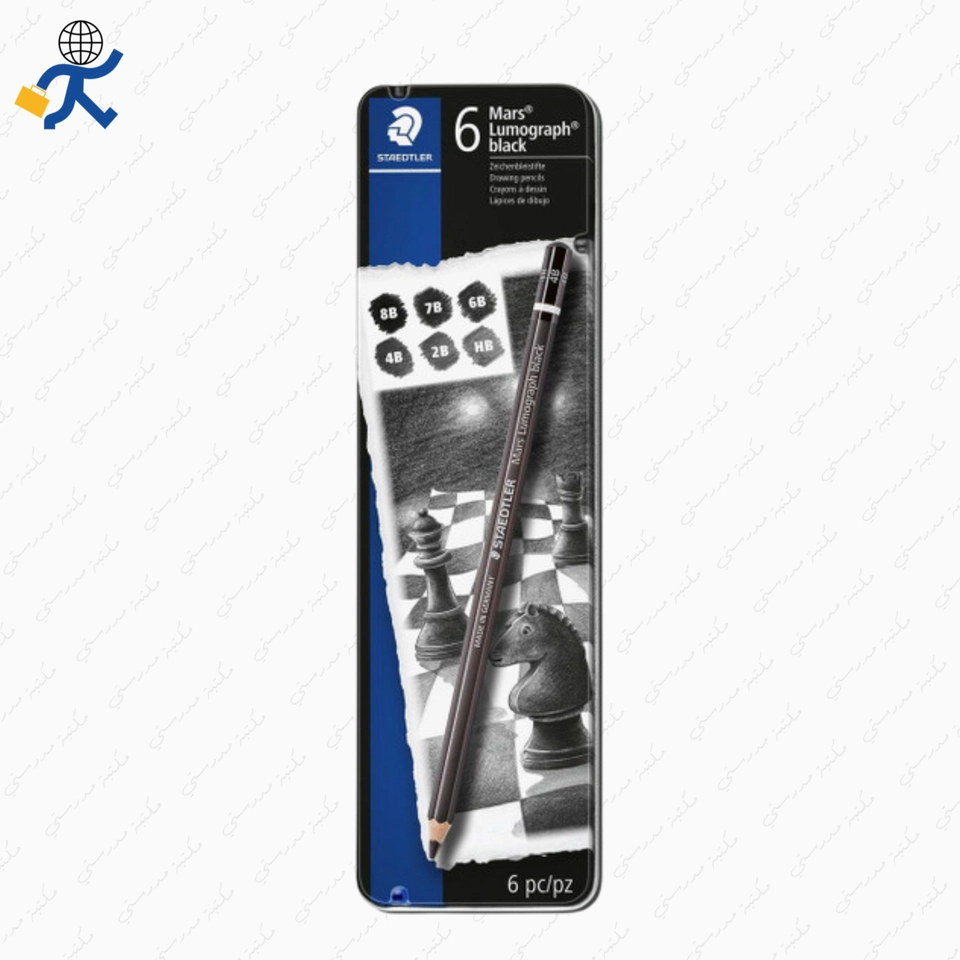 سيت تدرجات الرصاص ستدلر 6 لون   B100 G6 