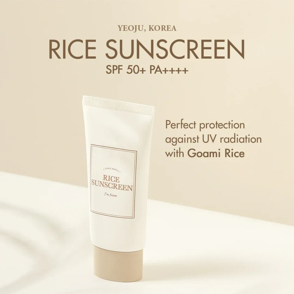 I'm from Rice Sunscreen SPF50+ PA++++ 50ml