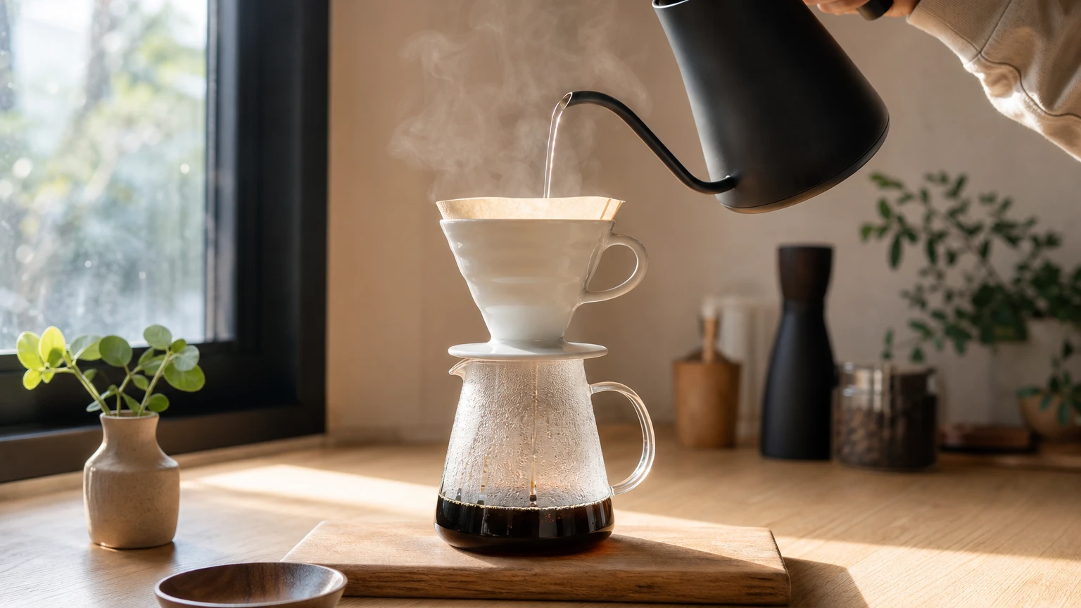 كيف تحضّر قهوة V60 مثالية في البيت