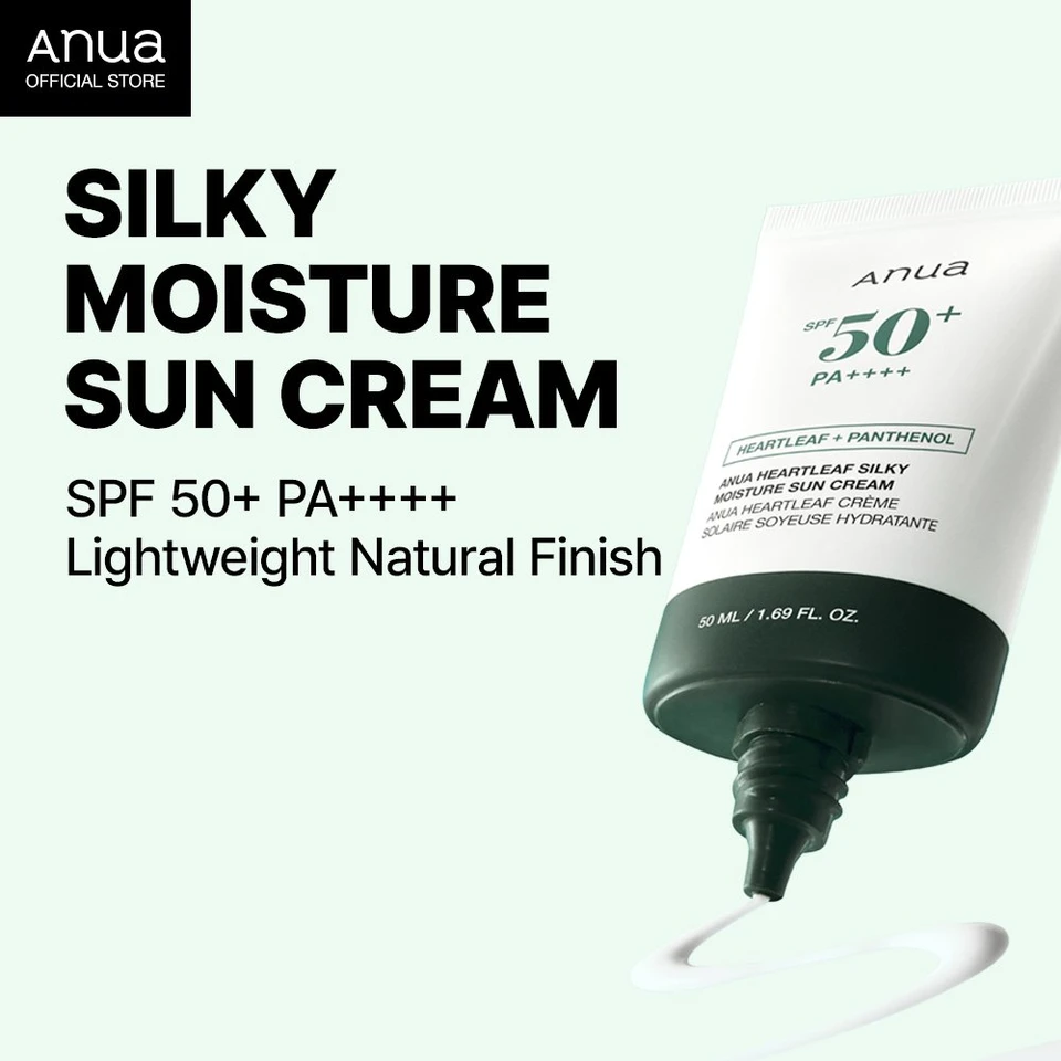 ANUA Heartleaf Silky Moisture Sun Cream 50ML